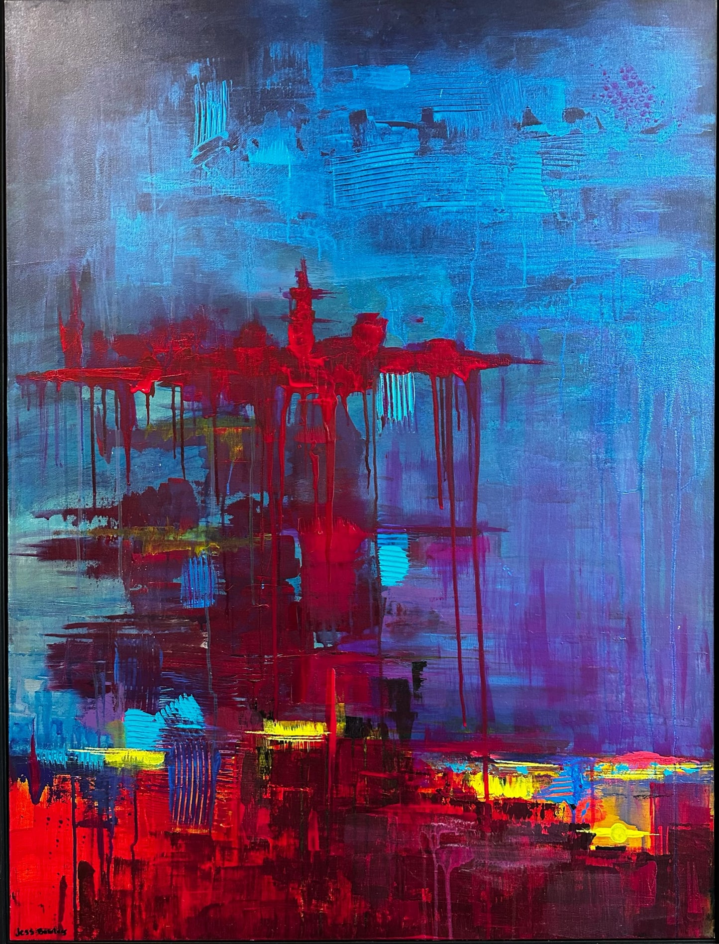 “Bleeding Sky” 48"x36"